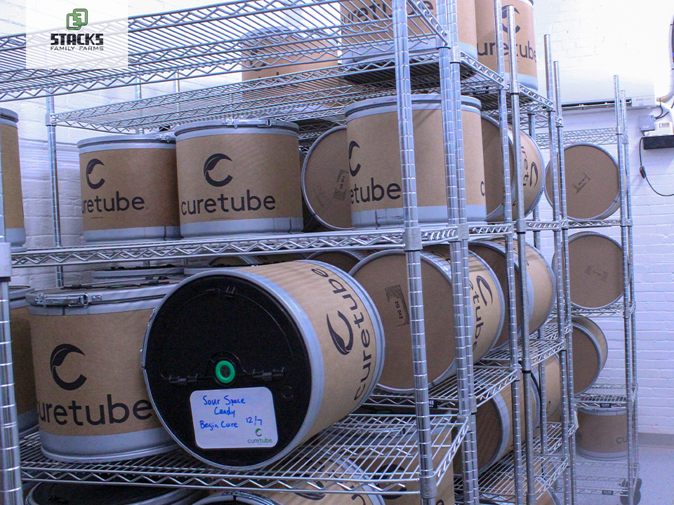 Curetubes at Stacks Family Farms