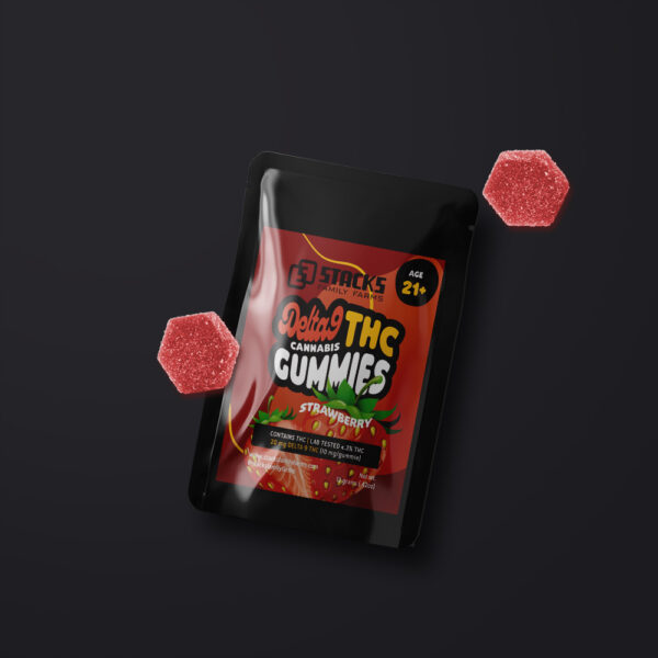 Delta 9 10mg Gummies (2-Pack) Strawberry